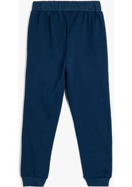 Beli Bağlamalı Pamuk Karışımlı Basic Jogger Eşofman Altı