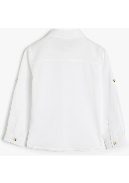 Basic Gömlek Uzun Kollu Düğmeli Pamuklu fiyatları