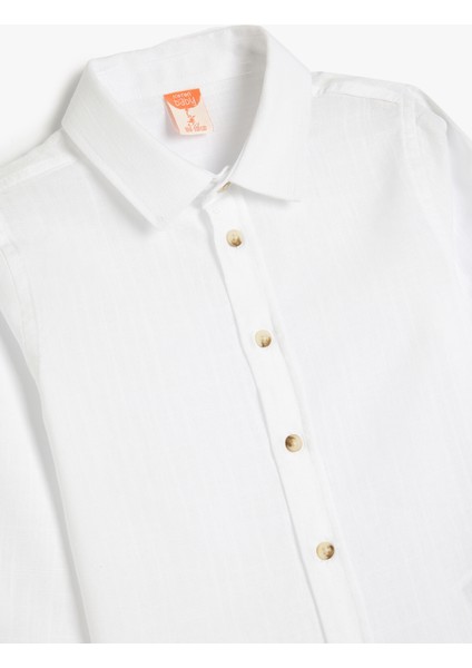 Basic Gömlek Uzun Kollu Düğmeli Pamuklu modelleri