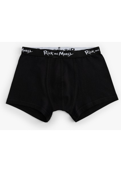 Rick And Morty Lisanslı Pamuklu 3'lü Boxer Seti