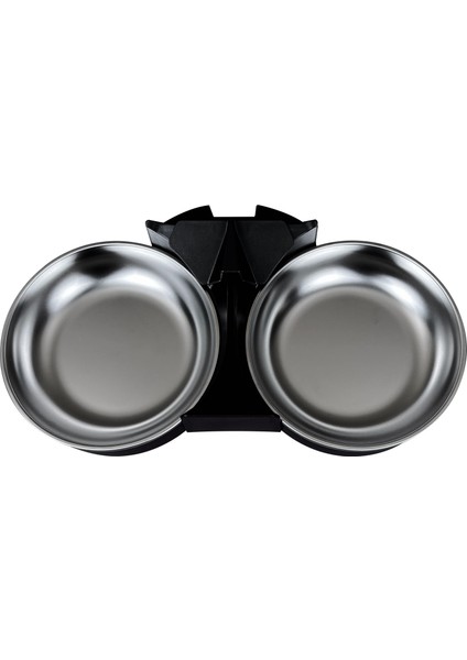 Çift Kase Metal Mama Kabı ve Aparatı - Akıllı Otomatik Mama Kabı Uyumlu modelleri