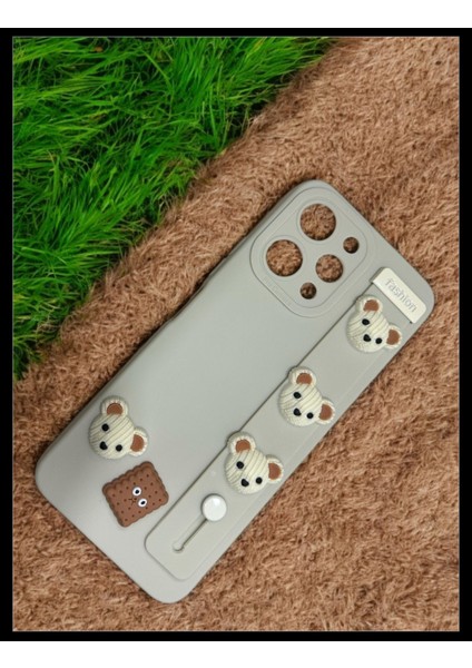 Redmi Note 12 Eğlenceli Stantlı Silikon Kılıf