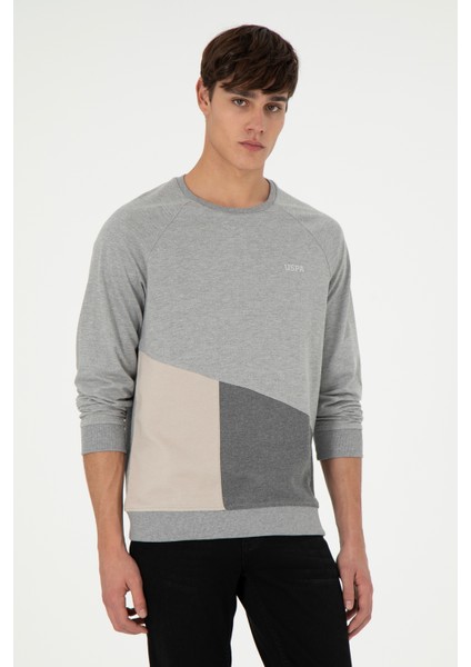Erkek Gri Melanj Sweatshirt 50293405-VR109