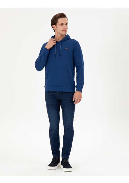 Erkek Indigo Sweatshirt 50293454-VR028 fırsatları