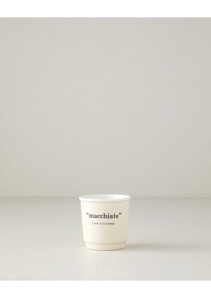 Phoebe New Bone China 2 Parça 2 Kişilik Espresso Fincan 90 ml Lacivert - Krem fırsatları