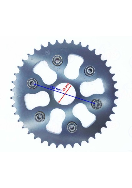 Arka Dişli 42T-530 Iç 45MM Yuki 250 Izci Cross 6 Tako