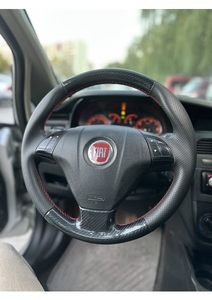 Fiat Linea Doblo- Fiorino Punto Tuşlu Araca Özel Dikmeli Direksiyon Kılıfı Açıklamamızı Okuyunuz fiyatları
