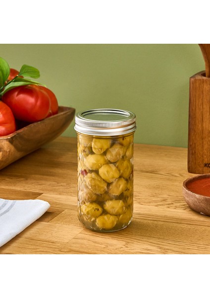 x Refika Boyunsuz Baklava Desen Kavanoz 500 Ml