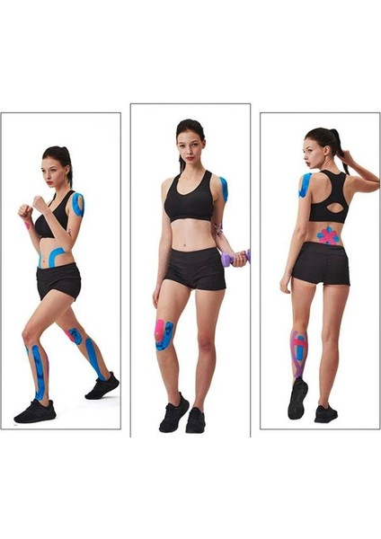 Kinesio Sporcu Bandı - Kinesiotape Bantlama - Sakatlık Bandı - Kinesio Bant - Kinezyo Bant - Kinesiotape 5CMX5M.