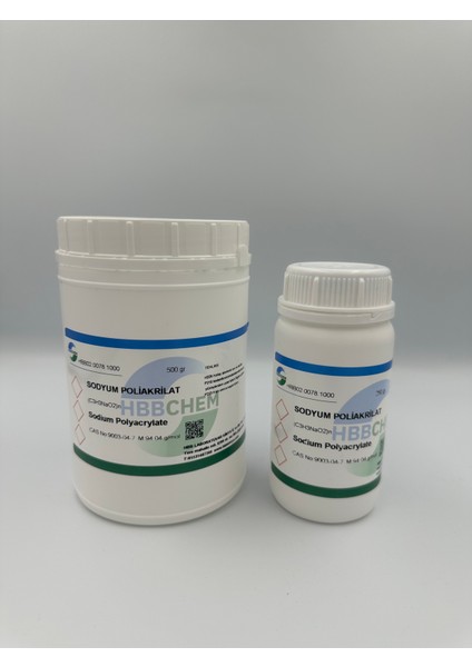 Sodyum Poliakrilat Hidrojel 500 gr