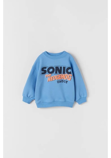 Sonic Unisex Çocuk Sweatshirt