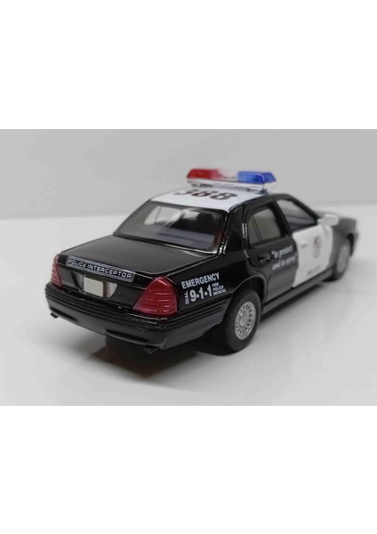 1:42 Ölçek Ford Crown Victoria Police// Çek Bırak Metal Araba