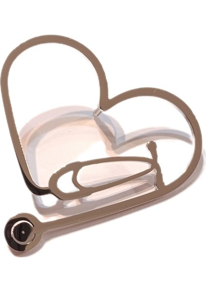 Kalp Steteskop Çelik Broş. Doktor Broş, Hemşire Broş. Kadın Broş, Erkek Broş.