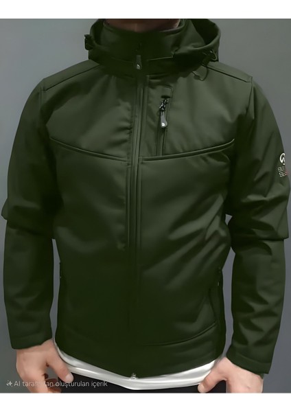 Su ve Rüzgar Geçirmez Softshell Mont