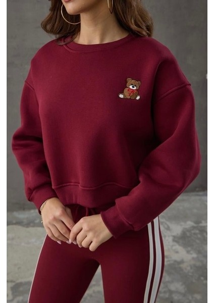 Teddy Işlemeli Sweatshirt