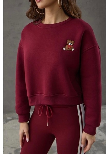 Teddy Işlemeli Sweatshirt