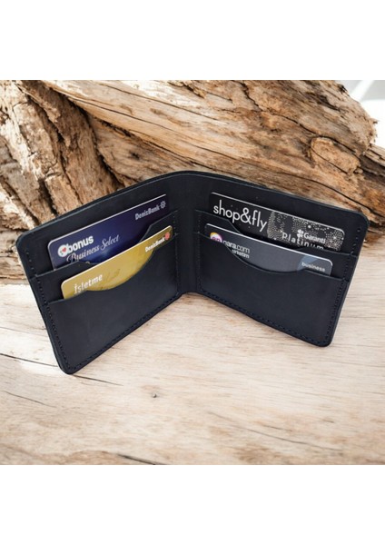 Cy Leather Eternal Classic Siyah Hakiki Deri El Yapımı Erkek Cüzdanı fiyatları