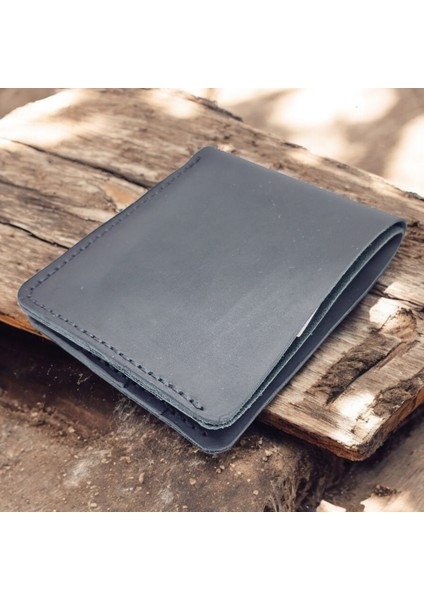 Cy Leather Eternal Classic Siyah Hakiki Deri El Yapımı Erkek Cüzdanı