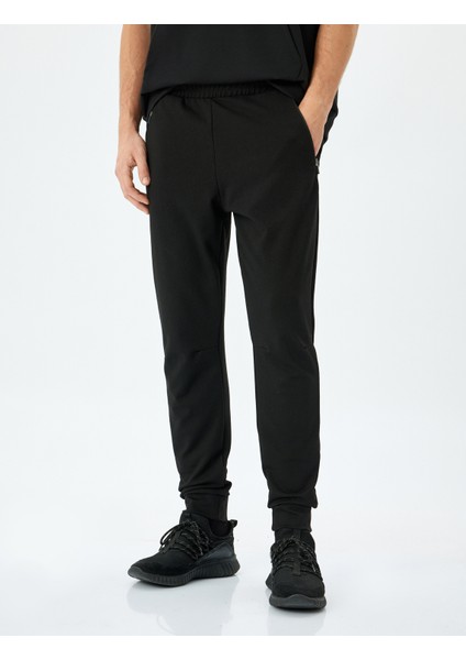 Fermuarlı Cepli Viskon Karışımlı Jogger Spor Eşofman Altı modelleri