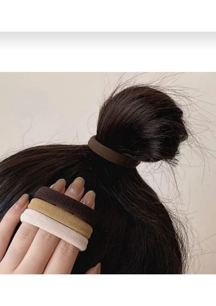 Kadın "l"boy Kahverengi Tonlar 50LI'LASTIK Toka Seti fırsatları