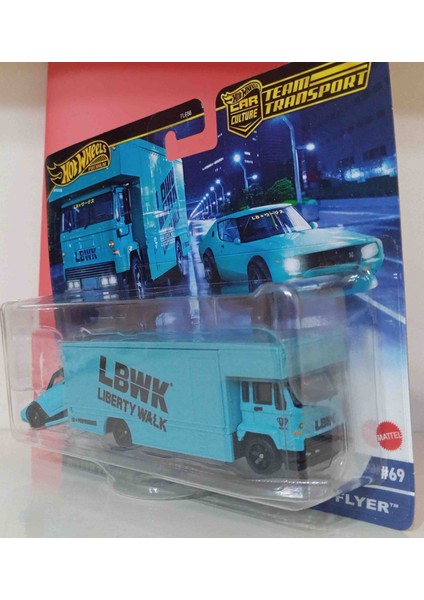 Dianomi Hotwheels 1:64 Ölçek Team Transport Nissan Skyline 2000 Taşıyıcı Kamyon modelleri