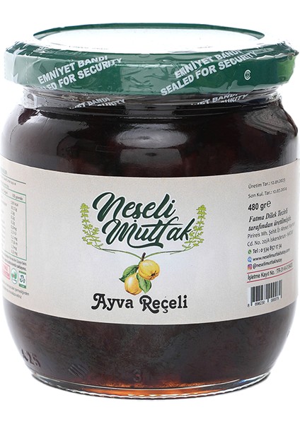 Doğal Ayva Reçeli 445 gr