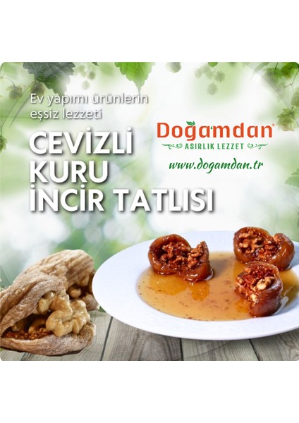 Doğamdan Cevizli Kuru İncir Tatlısı 500GR