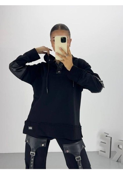 Kadın Deri Detaylı Tasarım Garnili Tasarım Takım fırsatları