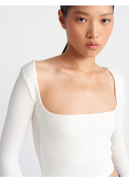 31507 Uzun Kollu Top-Ekru fırsatları