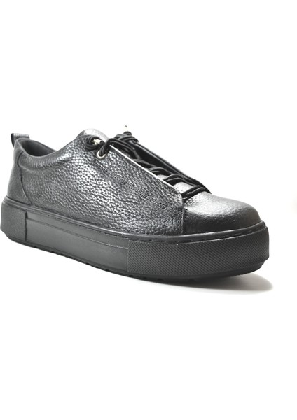 2401 Deri Beyaz & Siyah Lastikli Casual Erkek Ayakkabı Özel Numara fiyatları