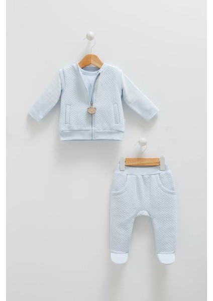 3lü Takım | Bebekler Için Kolay Giydirilen Şık Takım Seti