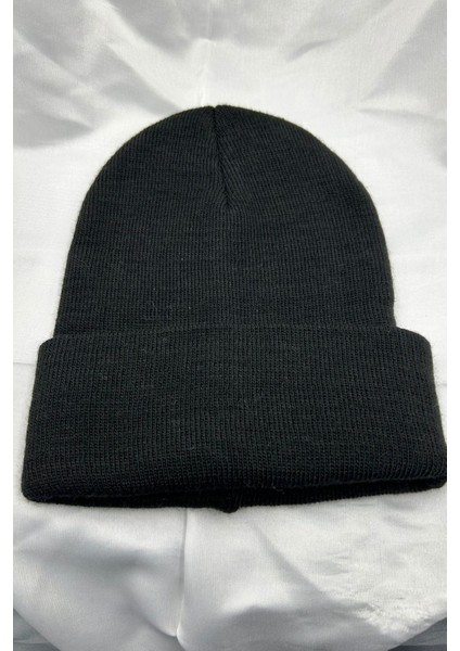 Unisex Erkek Kadın Esnek Rahat Kullanım Kışlık Rüzgar Geçirmez Siyah Bere