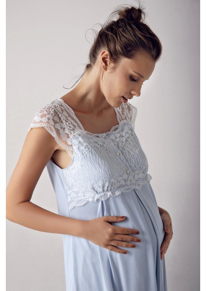 The Alpali Artış 13200 Bayan Kısa Kol Lohusa Pijama Takımı