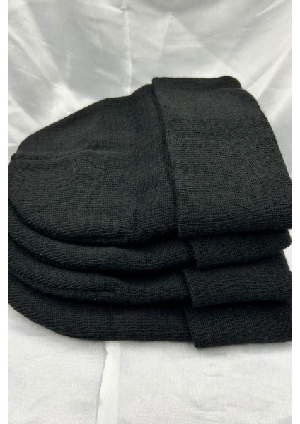 4 Adet Unisex Erkek Kadın Esnek Rahat Kullanım Kışlık Rüzgar Geçirmez Siyah Bere modelleri