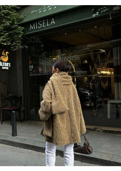 Yün Cıkartılabilen Atkılı ,kaban Ikili Takım- Kahve modelleri