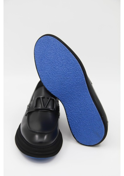 C22805 Erkek Loafer Ayakkabı - Siyah