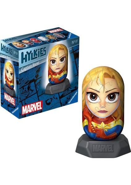 011569 Hylkies Marvel - Captain Marvel 54 Parça Puzzle - No:07 - Ravensburger