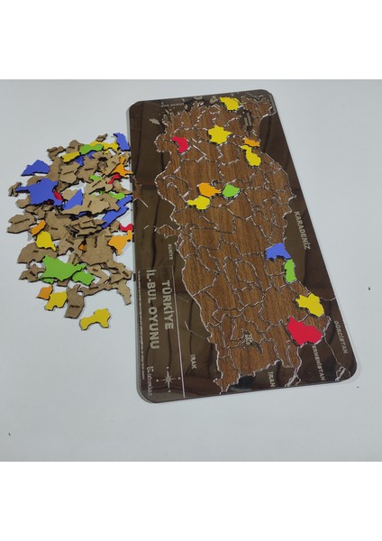 Türkiye Il-Bul Puzzle Yapboz Oyunu Gümüş Renk Mobil Uygulama Destekli fırsatları