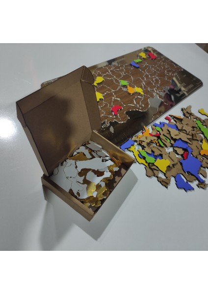 Türkiye Il-Bul Puzzle Yapboz Oyunu Altın Renk Mobil Uygulama Destekli fiyatları