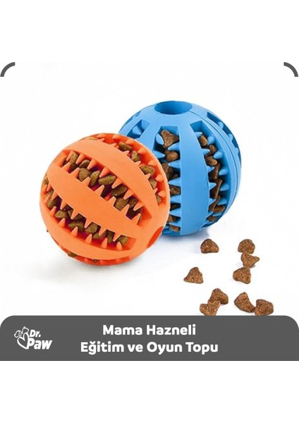 Mama Hazneli Köpek Eğitim ve Oyun Topu | Diş Temizleme ve Eğitim Için Mükemmel Oyuncak