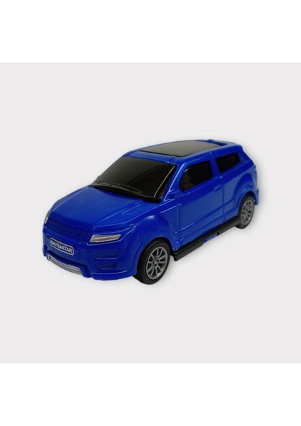 Çek Bırak Arabalar 10 cm - Mavi Hatchback (Lisinya) - 16745-1455