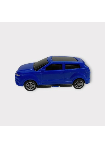 Çek Bırak Arabalar 10 cm - Mavi Hatchback (Lisinya) - 16745-1455