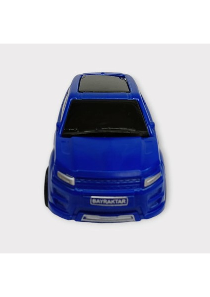 Çek Bırak Arabalar 10 cm - Mavi Hatchback (Lisinya) - 16745-1455