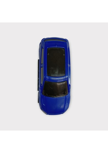 Çek Bırak Arabalar 10 cm - Mavi Hatchback (Lisinya) - 16745-1455