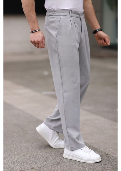 Bafatex Erkek Pileli Baggy Kalıp Kumaş Pantolon fiyatları