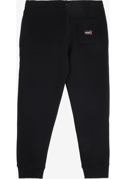 Normal Siyah Erkek Eşofman Altı M7011170A02A_ESSENTIAL Logo Jogger