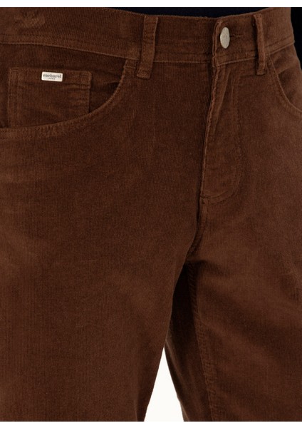 Normal Bel Normal Paça Straight Kahve Erkek Pantolon Carmın indirimleri