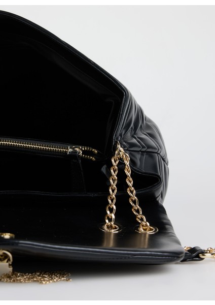 Siyah Kadın 22X12X32 cm Omuz Çantası VBS8DN09 indirimleri