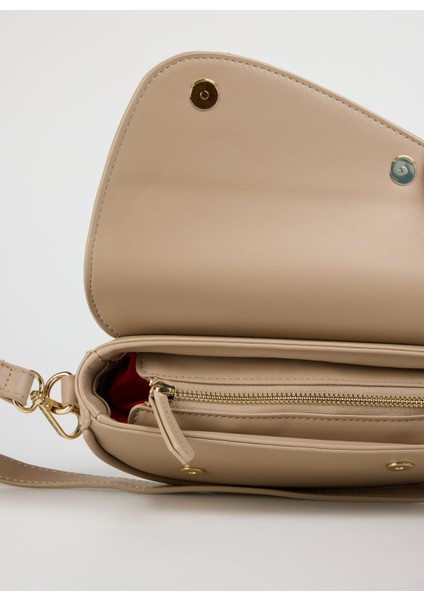 Bej Kadın 16X8,5X22 cm Çapraz Çanta VBS8DM09 indirimleri