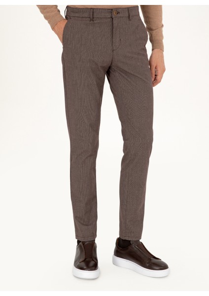 Normal Bel Normal Paça Slim Fit Kahve Erkek Pantolon Avıgnon fiyatları